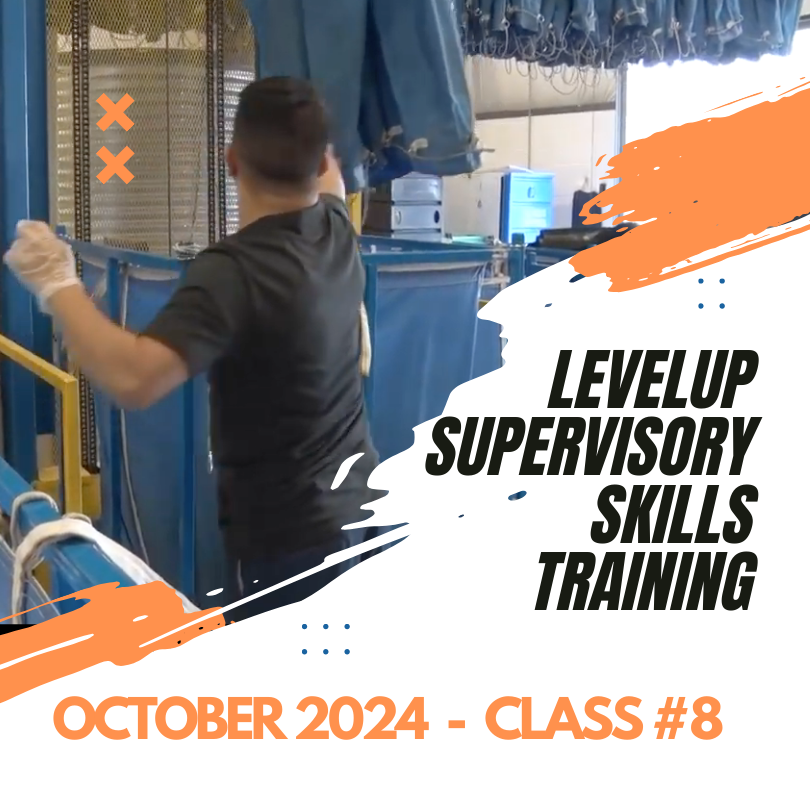 LevelUp Laundry Supervisory Skills Training Program – Cohort #8 (Starts October 1, 2024)
